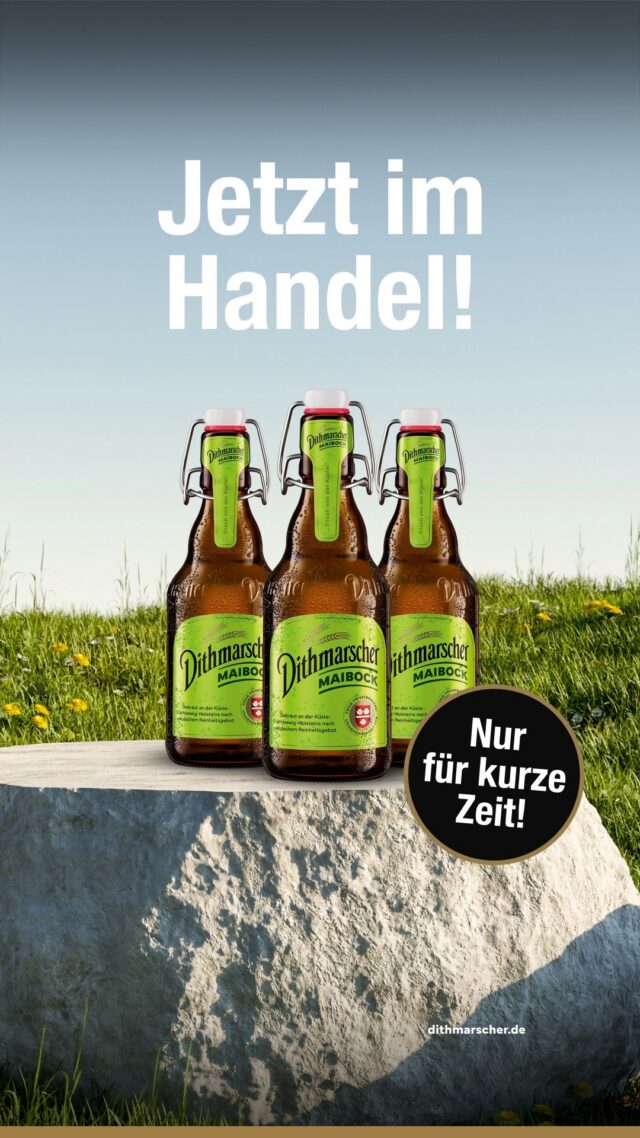 Der Frühling hat Bock. 🌱🐐 Unser Maibock ist jetzt im Handel – kräftig, süffig und wie immer nur für kurze Zeit. 🍻

#dithmarscher #frischvonderküste #dithmarscherbiershop #maibock