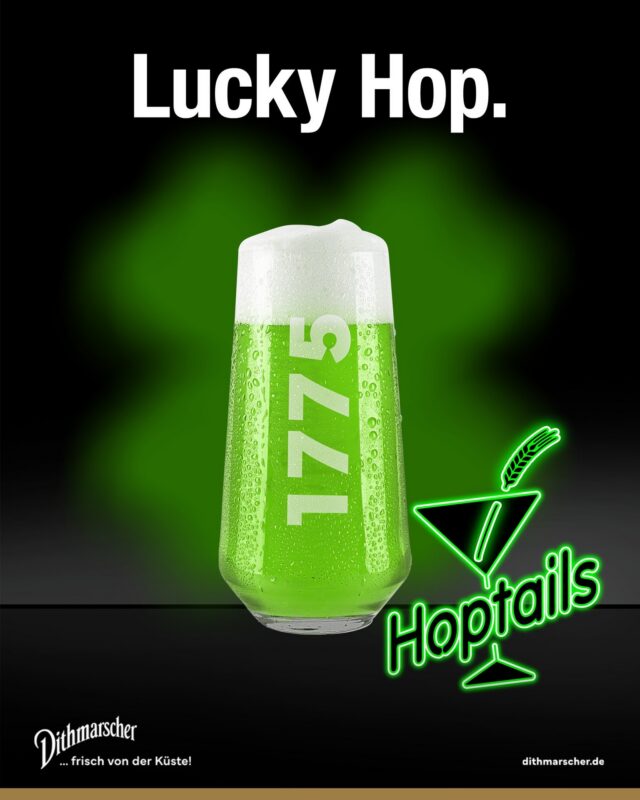 Geschmack im Glas, Glück im Herzen! Zum St. Patrick’s Day bringt unser Dithmarscher 1775 Helles Lager zitrusfrische Hopfennoten in den Lucky Hop. Entspannt anstoßen, genießen, Glück teilen. Cheers!

#dithmarscher #frischvonderküste #dithmarscherbrauerei #dithmarscherbiershop