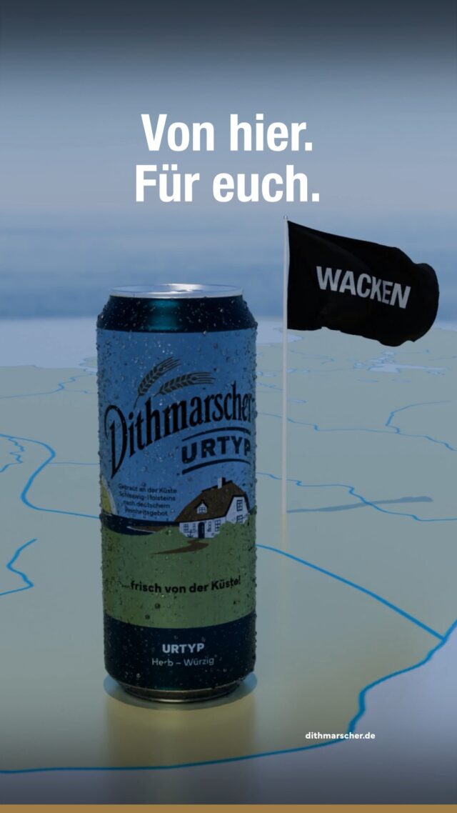 Zwischen Marne und Wacken liegen nur wenige Kilometer – gut, wenn das Bier für den Campground keine weite Reise hinter sich hat. Viel Spaß beim Festival!🍻🤟

#dithmarscher #urtyp #festival #campground #wacken #metal