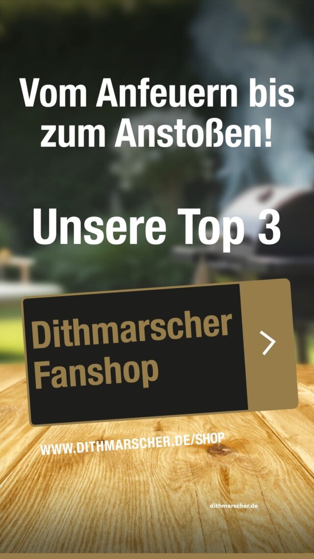 Grill an. Flaschen auf. Himmel egal. Alles für Grill, Genuss und jedes Wetter gibt's in unserem Fanshop. Viel Spaß beim Shoppen!
#dithmarscher #dithmarscherbrauerei #frischvonderküste #dithmarscherfanshop