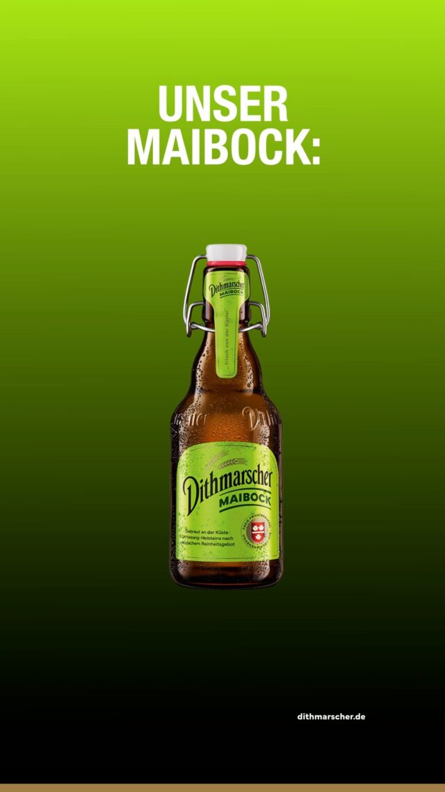 Nur für kurze Zeit erhältlich, frühlingsfrisch, extra süffig und voll im Geschmack. 🌱🍺

Wann startet für dich der Frühling mit einem Maibock? 👇

#dithmarscher #dithmarscherbrauerei #frischvonderküste #dithmarscherbiershop