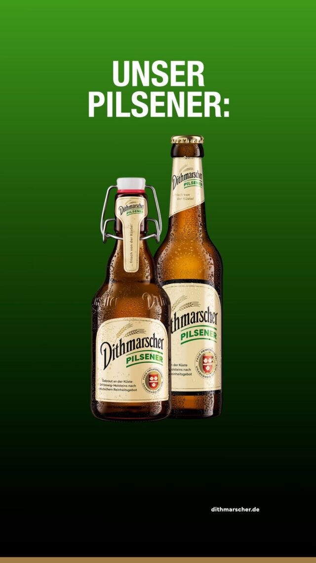 Der Klassiker von der Küste: Mit edlem Aromahopfen und mild-würzigem Charakter. 🌊🍺 Wann ist dein Pilsener-Moment? 👇

#dithmarscher #dithmarscherbrauerei #frischvonderküste #dithmarscherbiershop