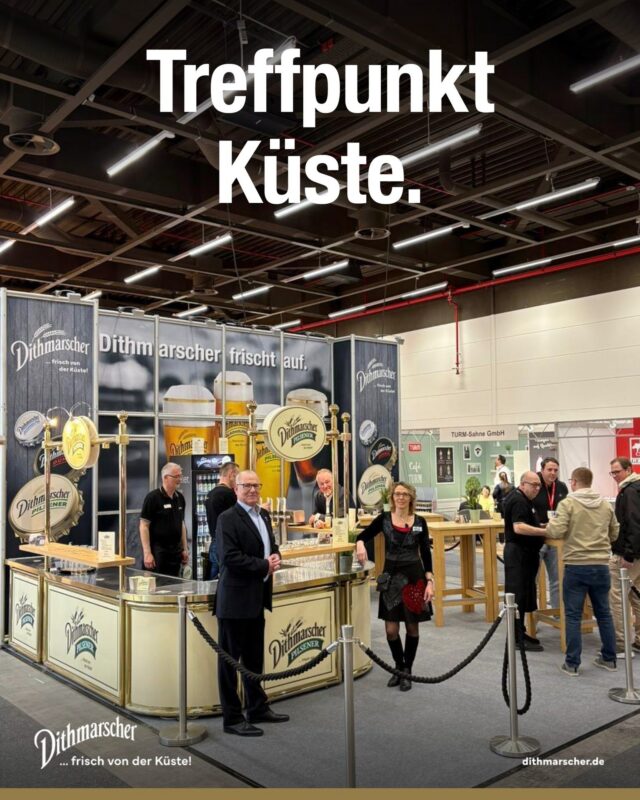 Die @internorga  läuft – und wir sind dabei. 🍺 Besucht uns in Halle B1, Obergeschoss, Stand 311. Wir freuen uns auf gute Gespräche und ein frisches Dithmarscher.

 #dithmarscher #frischvonderküste #dithmarscherbrauerei #dithmarscherbiershop #internorga