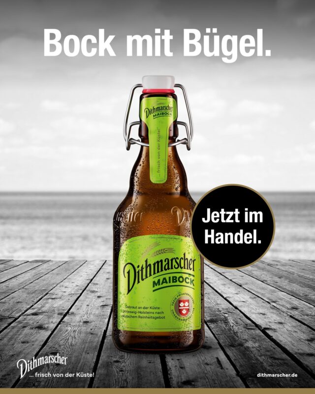 Der Frühling ist zurück – unser Maibock auch. 🐐🌱
Kräftig im Geschmack und nur für kurze Zeit im Handel und Gastro. 🍻

#dithmarscher #frischvonderküste #dithmarscherbiershop #maibock