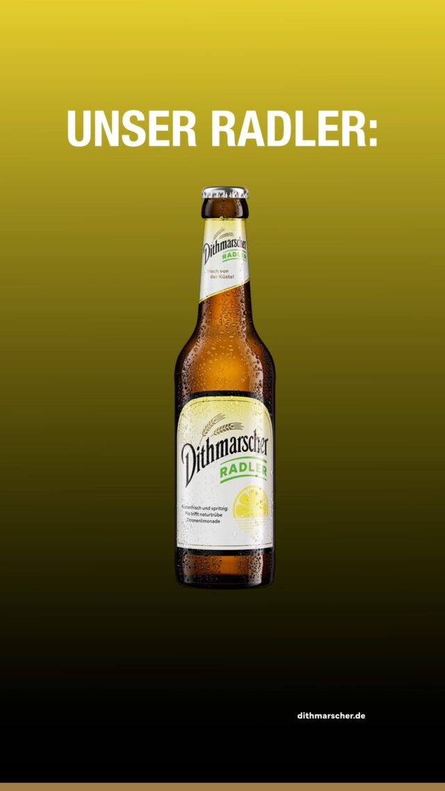 Spritzig und voller Frische. 🍋🍻
Unser Radler mit naturtrüber Limonade für entspannte Momente.

Wo trinkst du dein Radler - in der Sonne oder im Schatten? 👇

#dithmarscher #dithmarscherbrauerei #frischvonderküste #dithmarscherbiershop